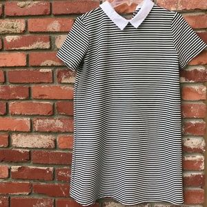 Zara Stripped Collared Shirt Dress